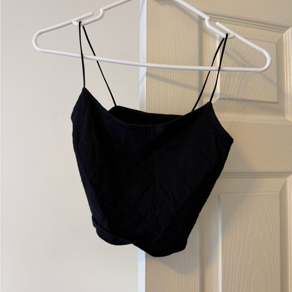 Aeropostale Black Spaghetti Strap Top